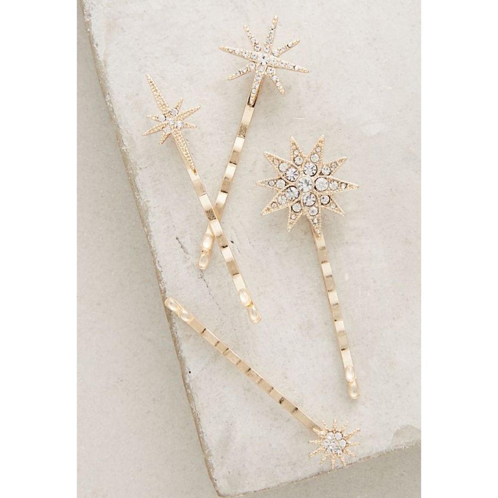 NEW Anthropologie Constellation Bobby Pin Set - Picture 1 of 2